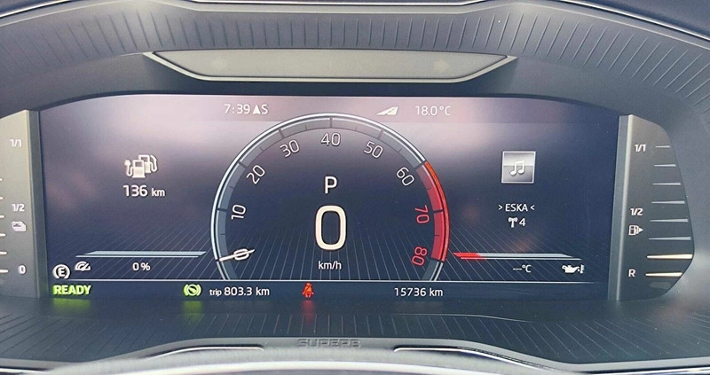 Skoda Superb cena 172900 przebieg: 15725, rok produkcji 2023 z Pogorzela małe 407